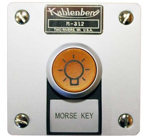 Kahlenberg M-312 illuminated Morse key